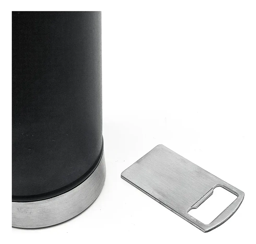 Vaso Cervecero De Acero Inoxidable 600 Ml Con Destapador LUO LU-4720 - Image 5