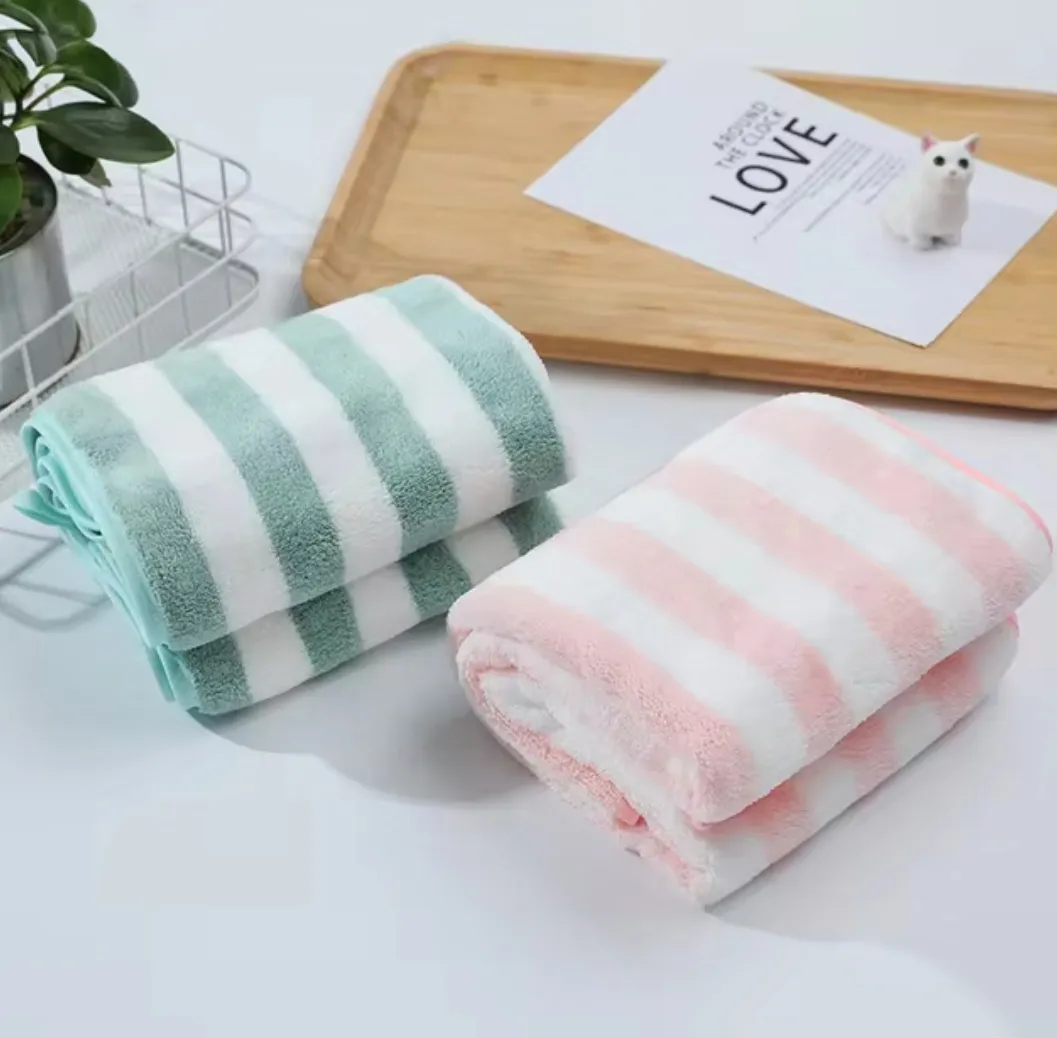 Toalla De Baño Suave Ligera Y Absorbente 100% Natural 90x160cm TG-8C - Image 3