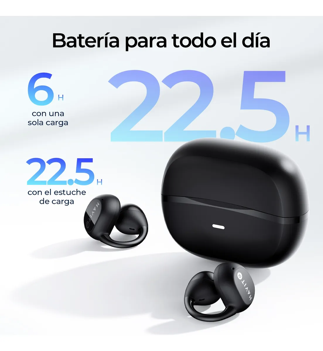 Auricular Inalámbricos HAVIT OpenBuds 02A OSW916 Bluetooth 6.0 - Image 7