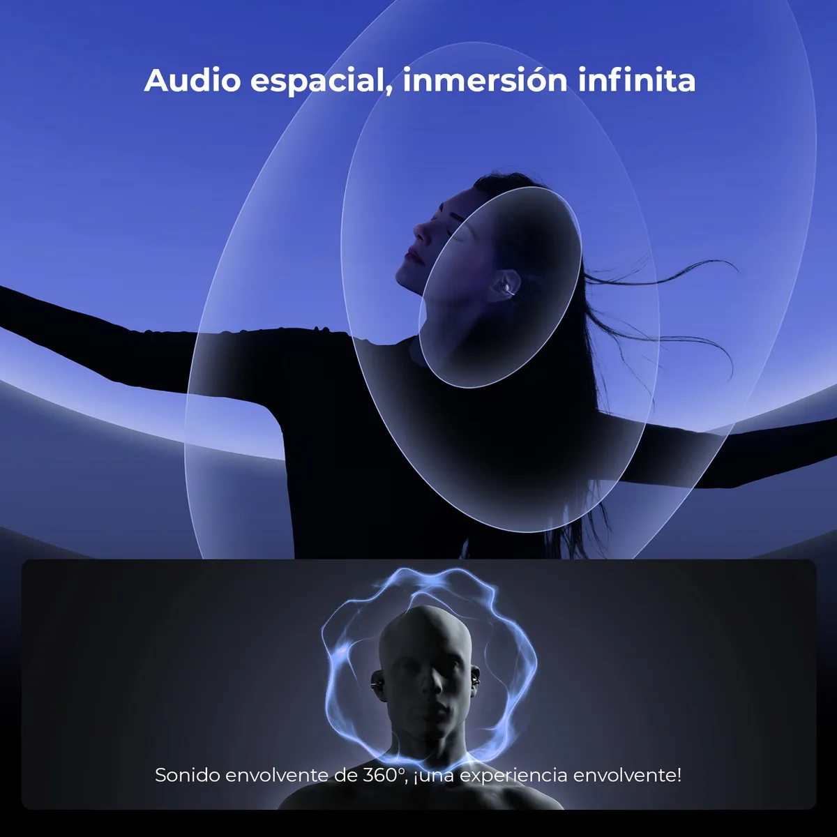 Auricular Inalámbricos HAVIT OpenBuds 02A OSW916 Bluetooth 6.0 - Image 5