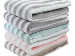 Toalla De Baño Suave Ligera Y Absorbente 100% Natural 90x160cm TG-8C