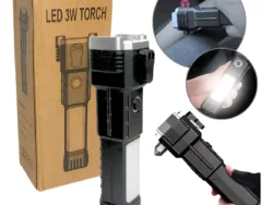 Linterna Led 3w Torch Multifuncional Magnética Recargable AV2955 MARTILLO