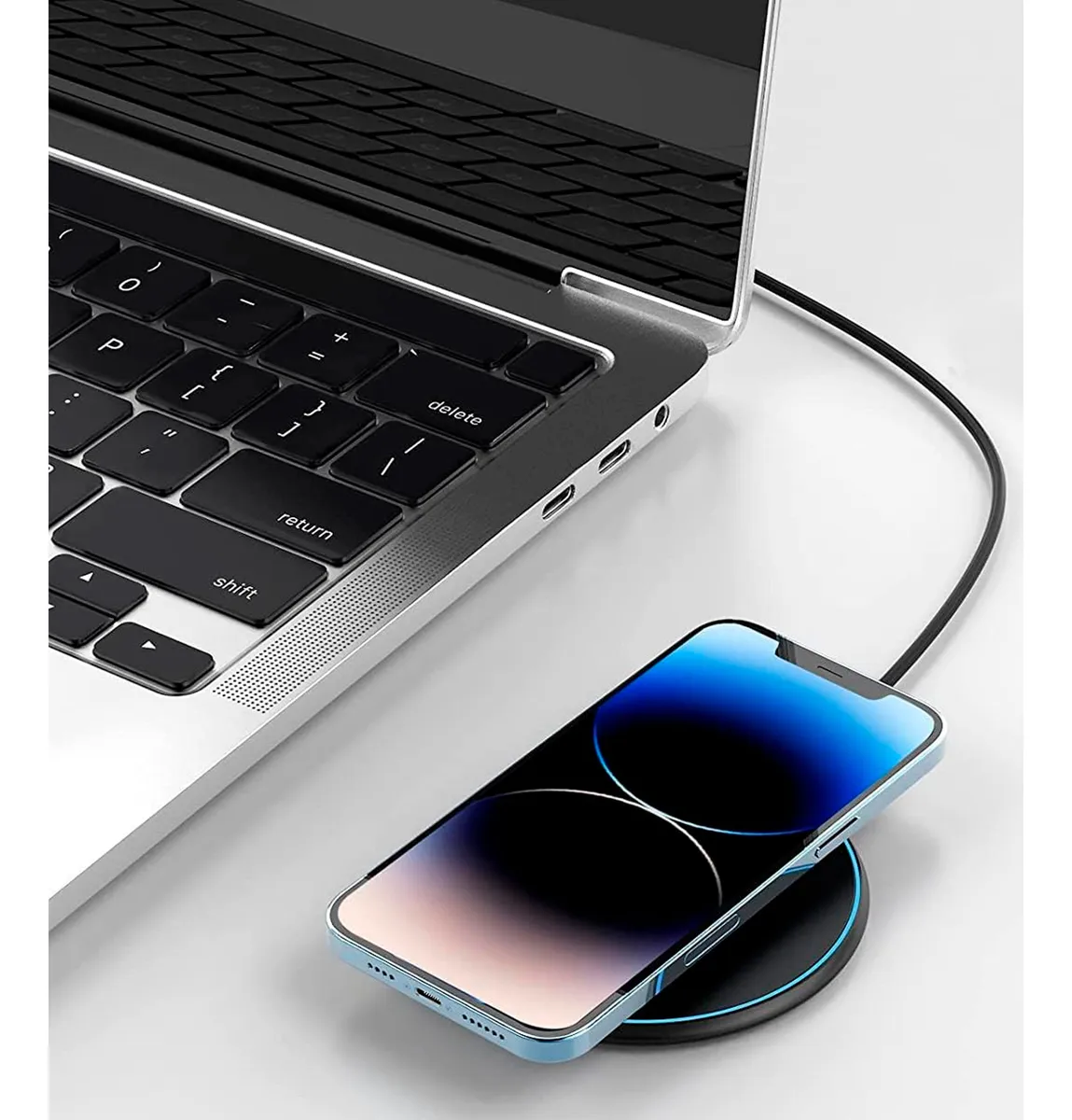 Cargador Inalámbrico 15w Carga Rápida Para Celular ZC-Q21 - Image 2