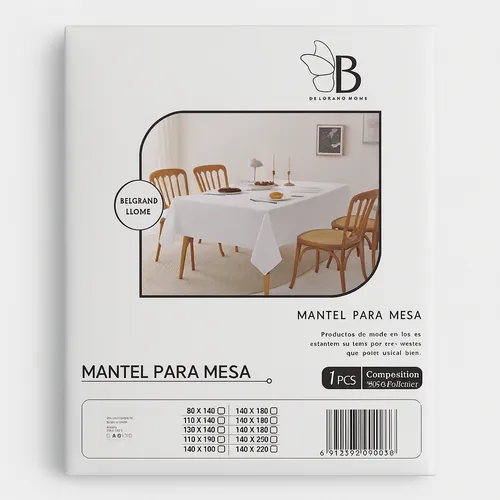 Mantel Para Mesa Belgrano Home 140x250cm - Image 4