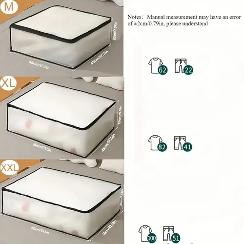 Bolsas De Almacenamiento PEVA 5009 FenFang 45*45*20cm - Image 2