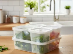 Tupper + 4 Mini Contenedores De Alimentos Plastico Combined
