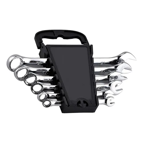 Juego De Llaves Combinadas 8 Piezas Color Plateado SD0286 Yan Yi