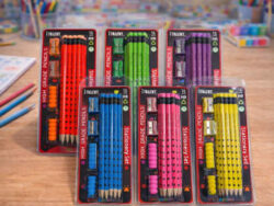 Set X12 Lapices Con Protector y Sacapunta Masuya SS-3101