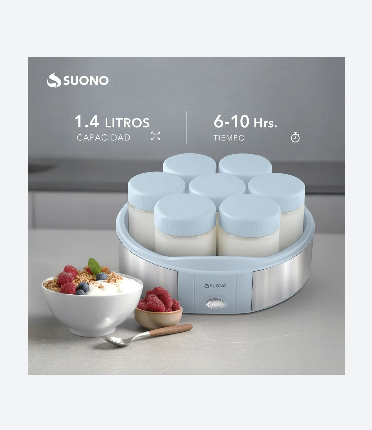 Yogurtera Electrica Suono 1.4Litros HOG0251 - Image 2