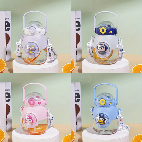 Botella De Agua Redondo Con Pico De Goma WF66 - Image 2