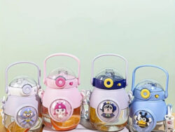 Botella De Agua Redondo Con Pico De Goma WF66