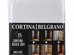 Cortina Black Out Belgrano Home 140x220cm 466672 100% oscuro