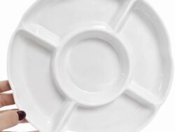 Plato De Picada 5 Divisiones 580057 Blanco