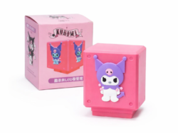 Lampara Velador Con Sonido Touch Cubo De Mesa Kuromi