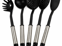 Set De Utensillos De Cocina X5 Negros 202415