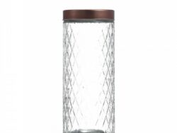 Frasco De Vidrio Con Tapa Dorada 2000ML Q1089-2000