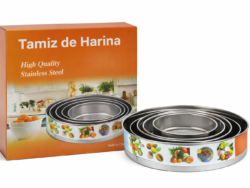 Set de Aros Tamizadores de Harina Acero Inoxidable QX-SS053