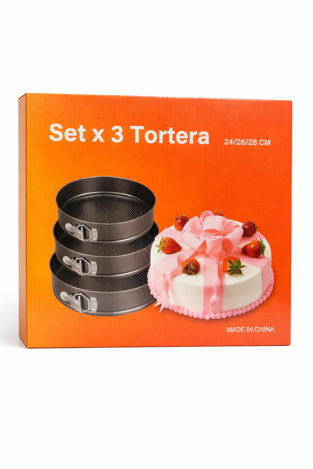 Set X3 Tortera Redondos Desmontables QX-010