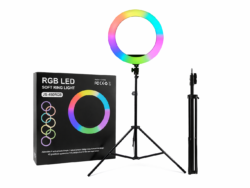 Aro De Luz RGB Calido/Frio 18" Con Tripode Js-450