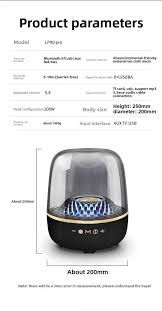 Mini Parlante Glass S5 5W Caja Negra ML-0727 JK-5160 - Image 3