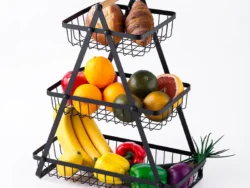 Cesta de Frutas/Verdura de 3 niveles para mostrador NO:2182