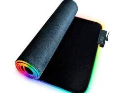 Mouse Pad Rgb XL Gamer Usb Luz Led 80x30 Cm Retroiluminado LT-2508