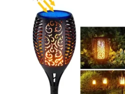 Lampara Solar Diseño Antorcha Flama XF-6018 NO. 2125