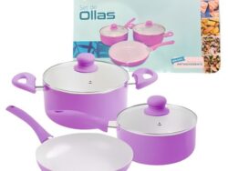 Set De 3 Ollas O Antiadherentes OR020B-2A