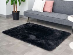 Alfombra Nordica Peluche 130x100cm Blanco Oriental ALF-PP100