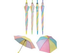 Paraguas Multicolor Colores Pastel Juvenil AZ7967