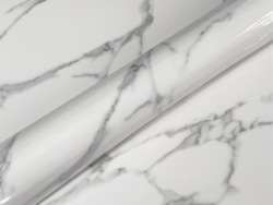 Rollo Vinilo Autoadhesivo Blanco con Lineas Grises 1,20mts x 3mts