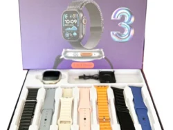 Smartwatch Ultra 3 Con 7 Mallas en 1 Madison Caja Violeta