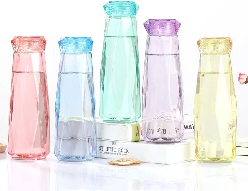 Botellas de Agua de Vidrio Diseño Diamante de 414 ml Nextshop GT2357 - Image 5