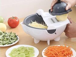 Cesta Bowl Con Rayador Y Escurridor Q-01