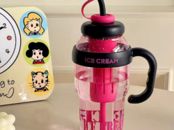 Botella Vaso Con Manija Quencher Ice Cream 1.4L Con Infusor