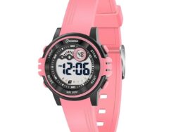 Reloj Para Niños Rosa Zafira Resistente a Agua 30m Pantalla Luminosa