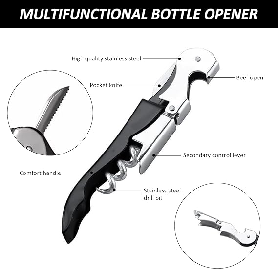 Abridor de Botellas Vino 3 en 1 - Image 2