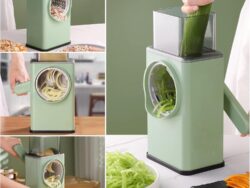 Mandolina Cortadora de Verdura Redonda 4 en 1 Q-G-01