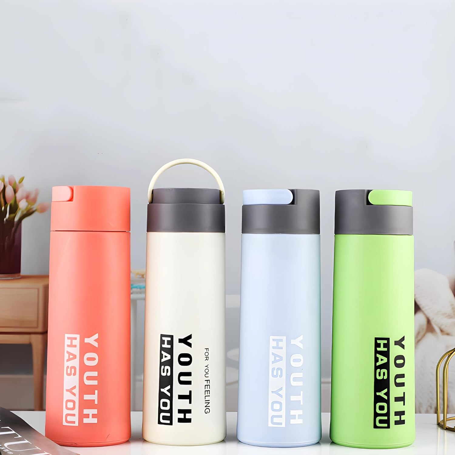 Botella de Vidrio de Borosilicato Youth Has You 500ML GT2358