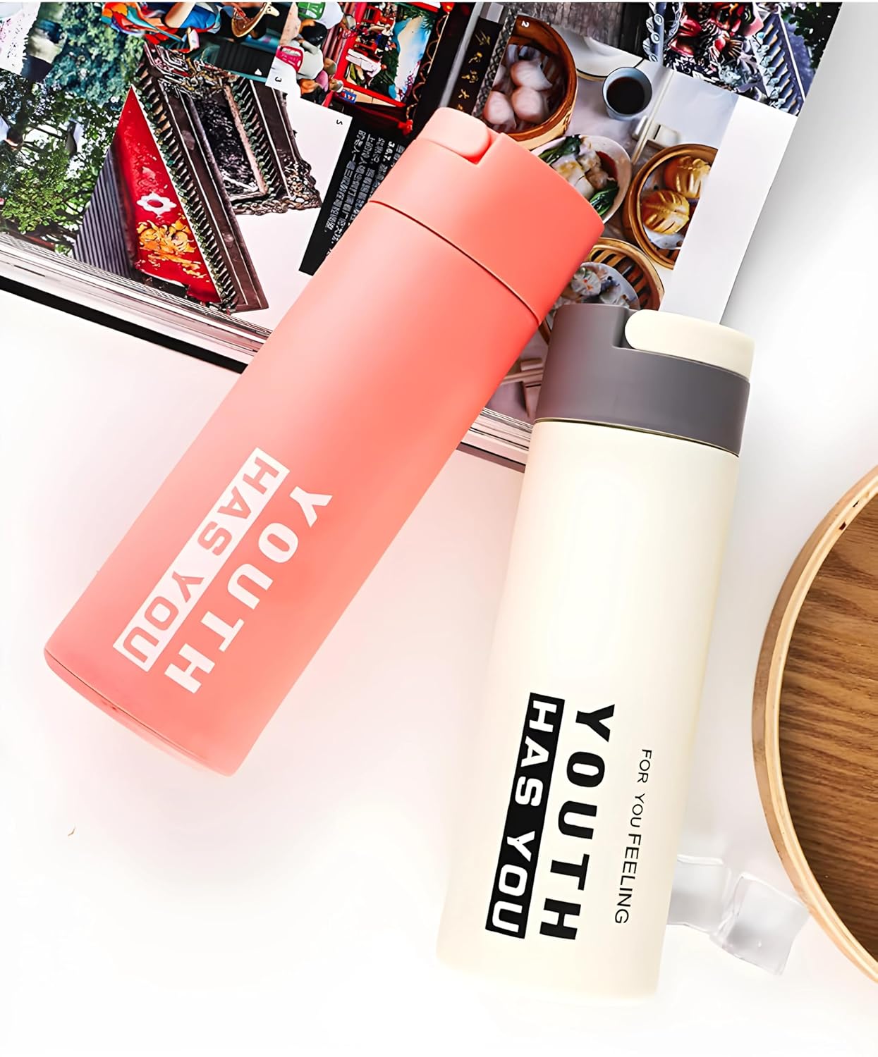 Botella de Vidrio de Borosilicato Youth Has You 500ML GT2358 - Image 3