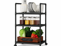 Estante Organizador Plastico de 4 Niveles 2282 70*37*28cm