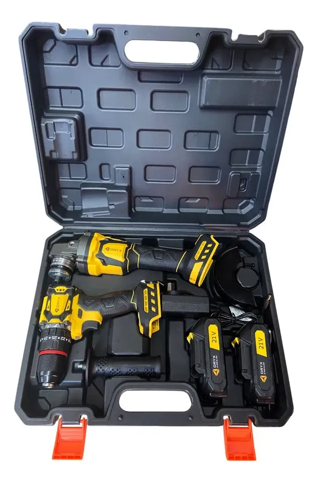 Amoladora Y Taladro EL-CAG21v El673 A Bateria Oryx - Image 2