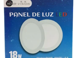 Panel 22cm Led Embutir 18w Redondo Luz Fria Star Vision