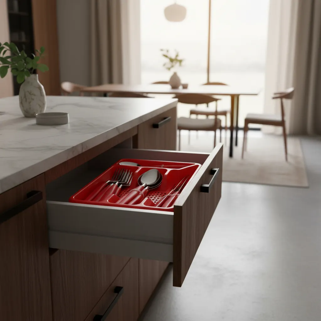 Juego de cubiertos de cocina de 25 piezas de Idee Home - Image 4