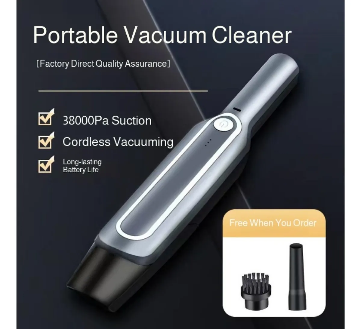 Aspitadora Portatil De Mano Para Auto Lambo Tech LT-25115 - Image 5