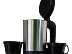 Pava Eléctrica 12v Auto Camion Jarra Hervidora 0.5l + Vasos