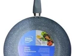 Sarten Antiadherente Cool Bazar 22cm Granito Mango Silicona Granito HS6001-22