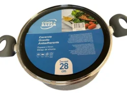 Cacerola Antiadherente Granito 28cm Cool Bazar HS6008-28