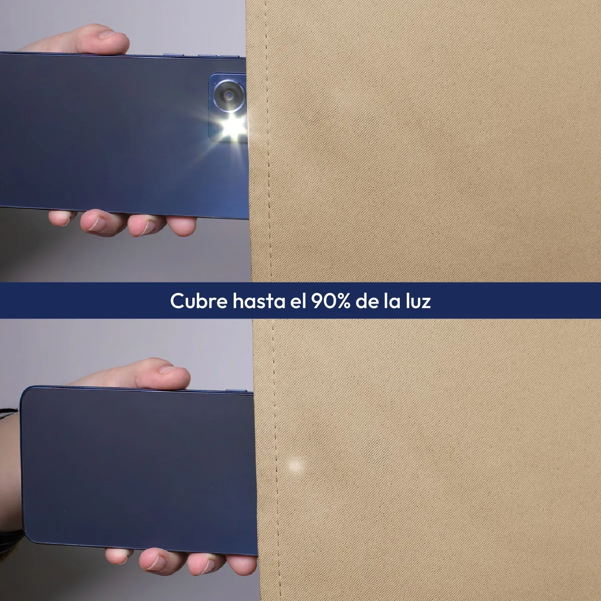 Cortinas Blackout Textil Living 130x210 2 Paños - Image 4