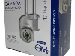 Camara Seguridad OM-1001 OM Domo Wifi Antena Sensor Luz